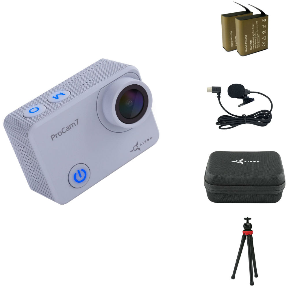 Акція на Экшн-камера AIRON ProCam 7 Touch с аксессуарами (12 in 1) 4822356754787 від Foxtrot