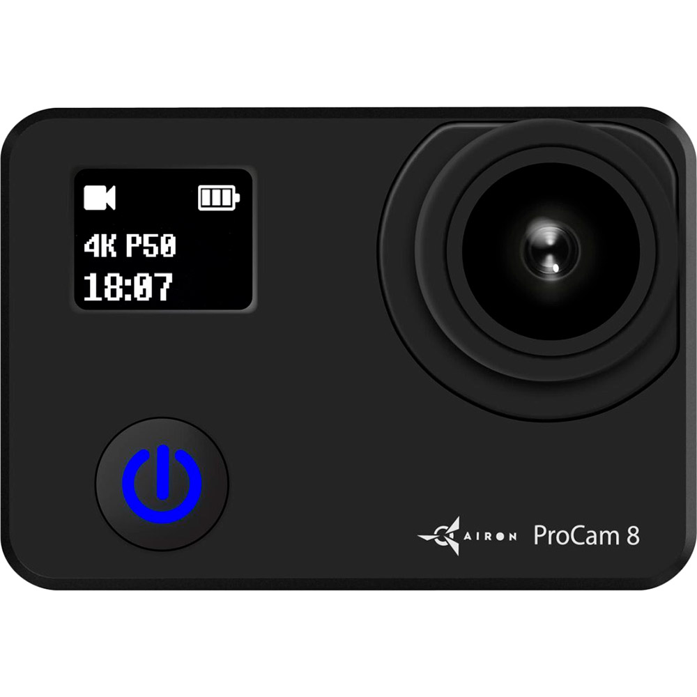 Экшн-камера AIRON ProCam 8 Black + Набор аксессуаров 11 шт (4822356754795) Максимальное разрешение съемки 3840 x 2160