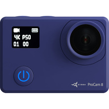 Экшн-камера AIRON ProCam 8 Blue + Набор аксессуаров 30 в 1 (69477915500062)