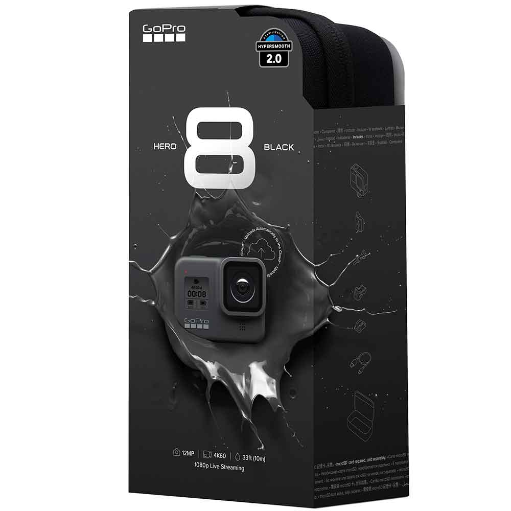 Экшн-камера GOPRO Hero 8 Black (CHDHX-802-RW) - в интернет-магазине  Фокстрот: цены, отзывы, характеристики | купить в Киеве, Харькове,  Днепропетровске, Одессе - Украина