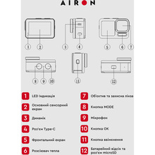 Экшн-камера AIRON ProCam X (4822356754478)