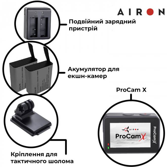 Екшн-камера AIRON ProCam X (4822356754483) Роздільна здатність фото 24