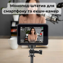 Экшн-камера AIRON ProCam 7 Black набор блогера 12 в 1 (4822356754790)