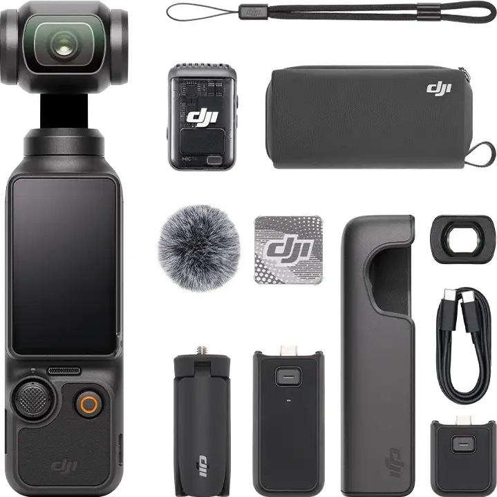 Экшн-камера DJI Osmo Pocket 3 Creator (CP.OS.00000302.02) Максимальное разрешение съемки 3840 x 2160