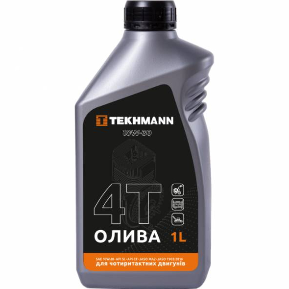 Масло TEKHMANN 4Т API SL SAE10W-30 1л (873414)