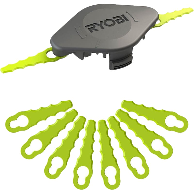 Набор лезвий для триммера RYOBI RAC155 10 шт + насадка (5132004559)