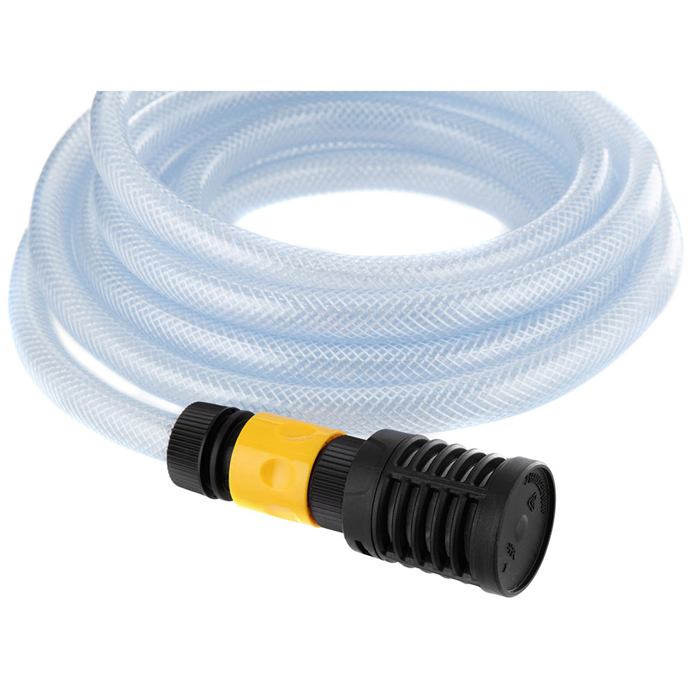 Шланг 2E 5 м (2E-5MSPH) Дополнительно Длина шланга: 5 м; Всасывающий шланг с фильтром предварительной очистки с одной стороны и с быстросъемным коннектором, с другой