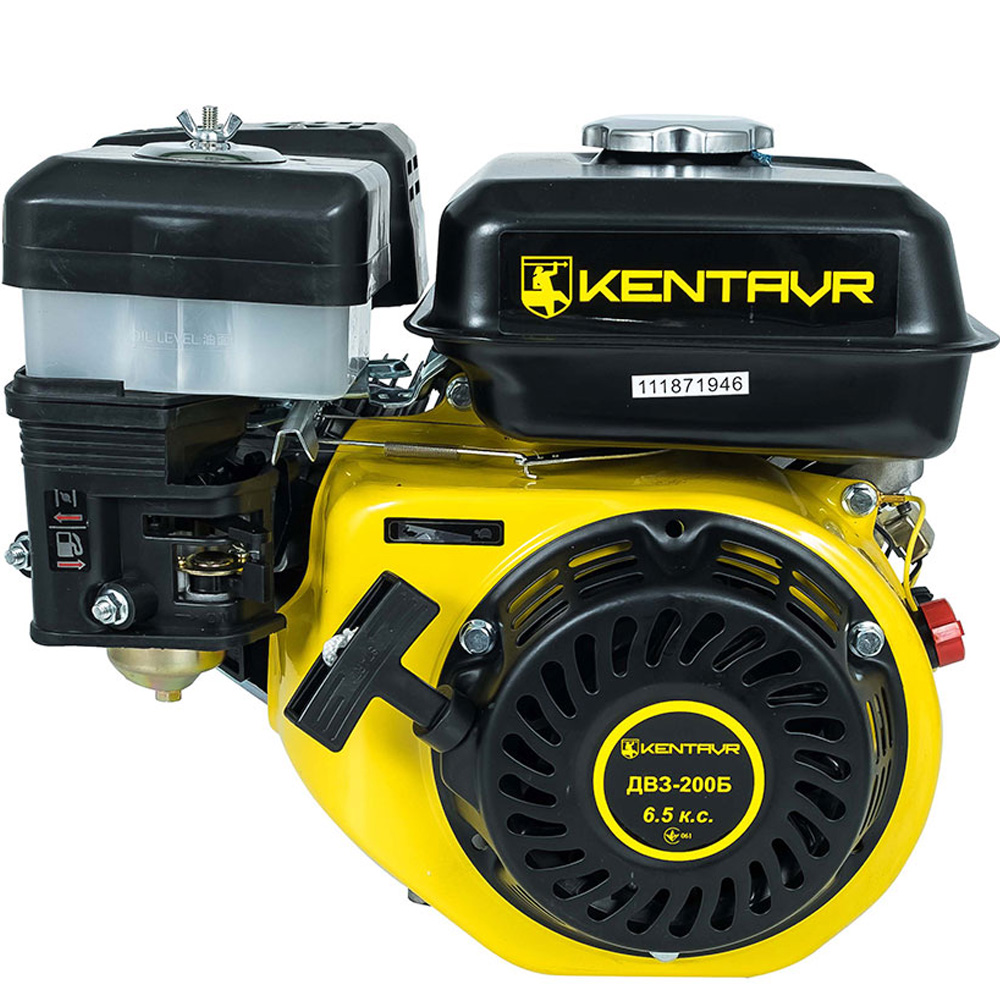Двигун бензиновий КЕНТАВР ДВЗ-200Б (119345) Потужність 6.5