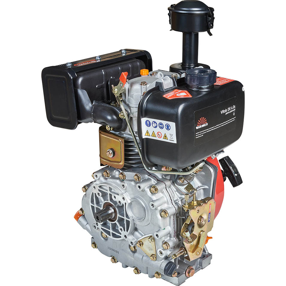 Двигун дизельний VITALS DE 6.0s (165157) Об'єм паливного бака 3.5