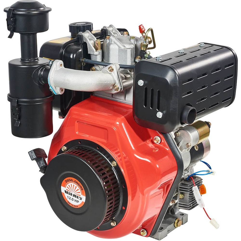 Двигатель дизельный VITALS DM 12.0kne (148187) Объем топливного бака 5.5