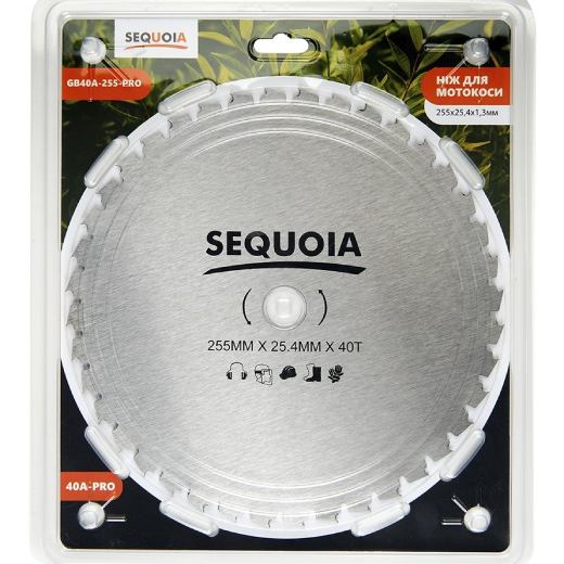 Ніж для мотокоси SEQUOIA GB40A-255-PRO Розмір 255