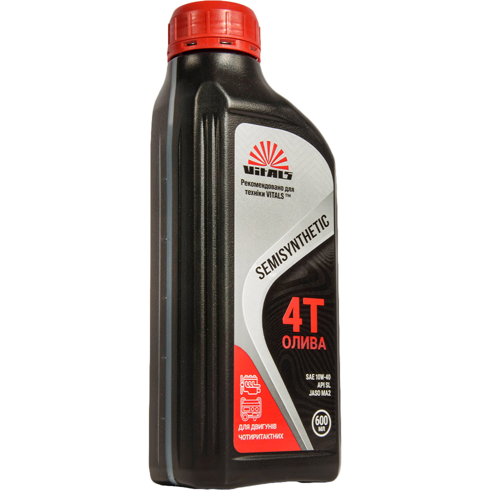 Олива моторна VITALS Semisynthetic API SL/CF 0,6 л (251673) Об'єм 0.6