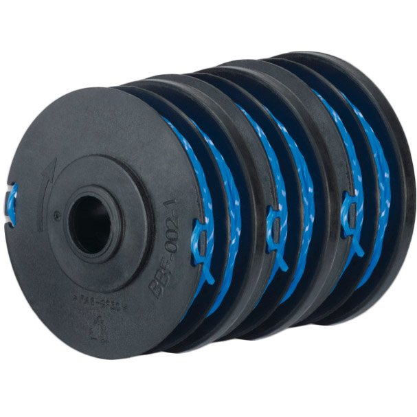 

Катушка для триммера RYOBI RAC123 1.5 мм 3 шт (5132002671), Шпуля для триммера RAC123 1.5мм 3шт
