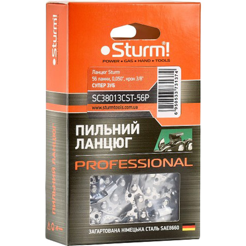 

Цепь Sturm SC38013CST-56P, SC38013CST-56P пильний ланцюг 56 ланки,