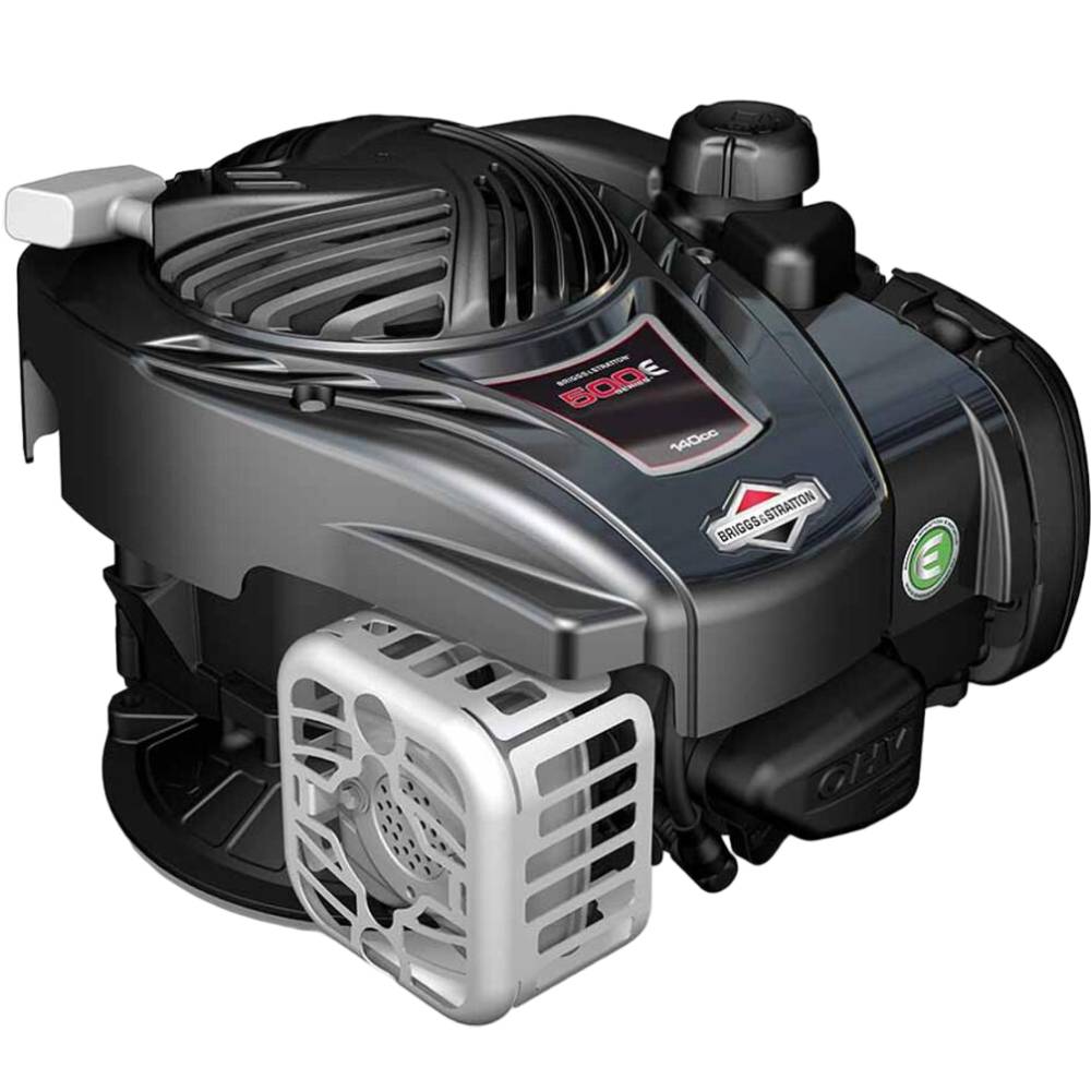 Двигун бензиновий BRIGGS&STRATTON B&S 500 Series (09P6020036H5YY0001) Додатково Тип двигуна 4-тактний; Потужність 3.5 л.с; Об'єм двигуна 140 см.куб; Оберти двигуна 2600 об/хв; Тип запуску: Ручний стартер; Охолодження: Повітряне охолодження; Об'єм паливного бака: 0.8 л; Об'єм масляного картера: 0.47 л