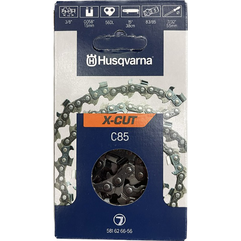 Ланцюг Husqvarna X-CUT C85 15"/38 см 3/8" 1.5 мм 56DL (5816266-56)