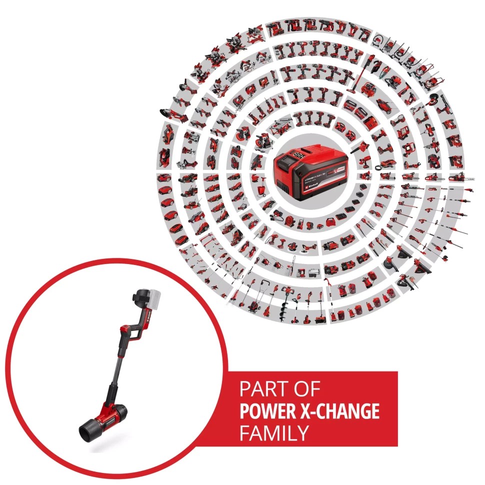 Фото 19 Воздуходувка EINHELL GP-LB 36/270 Li E BL - Solo 36В (3433570) без АКБ и ЗУ