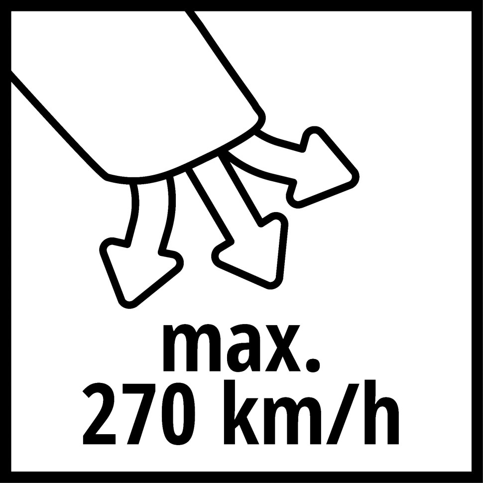 Фото 23 Воздуходувка EINHELL GP-LB 36/270 Li E BL - Solo 36В (3433570) без АКБ и ЗУ