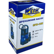 Насос дренажный WERK SPD-10H 750 Вт (47275)