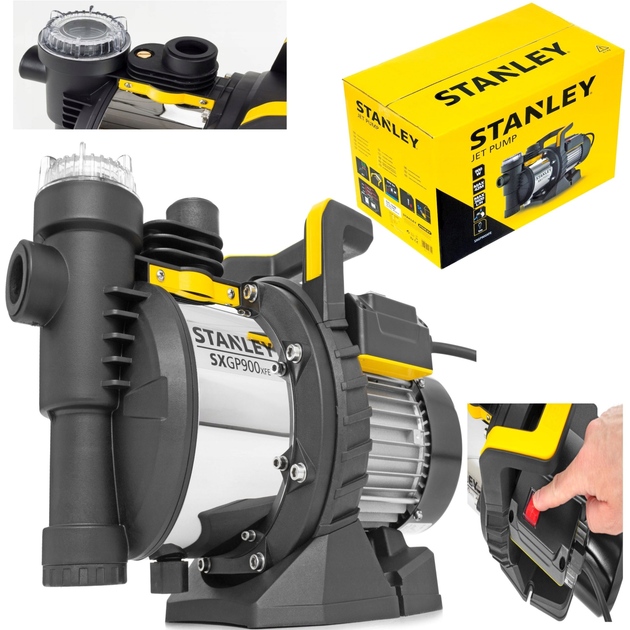 Заказать Поверхностный насос STANLEY 0.9 кВт (SXGP900XFE)