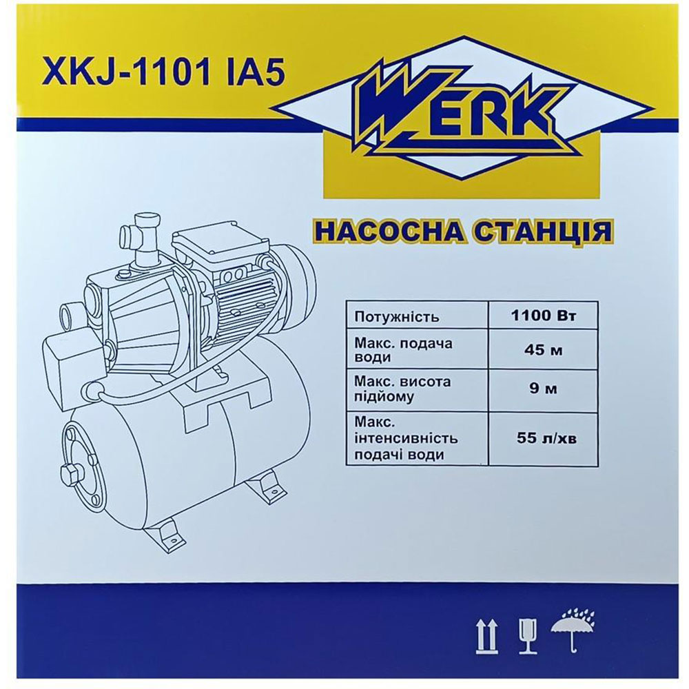 Фото Насосна станція WERK XKJ-1101 IA5 (33742)