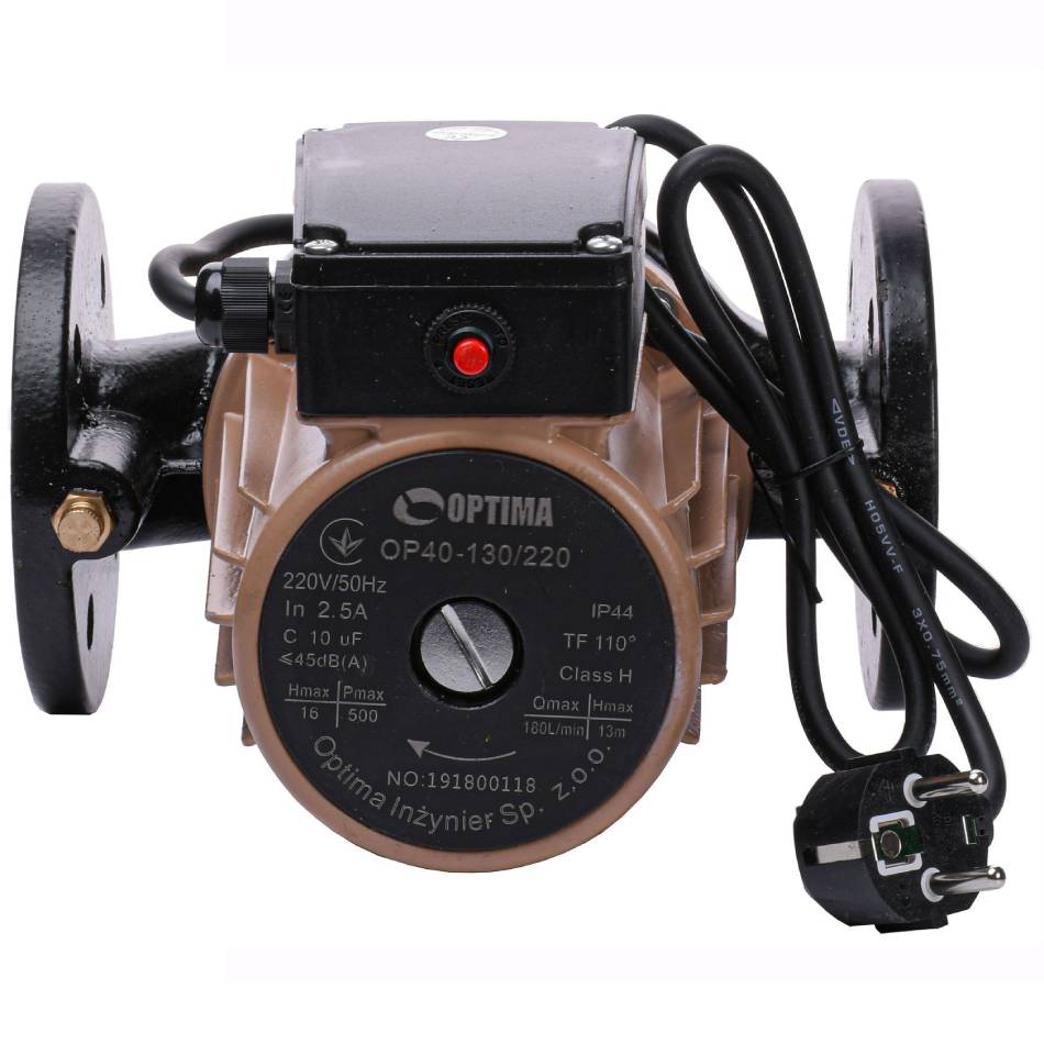 

Насос OPTIMA OP40-130 220мм + кабель c вилкой, Насос OP40-130 220мм + кабель з вилкою