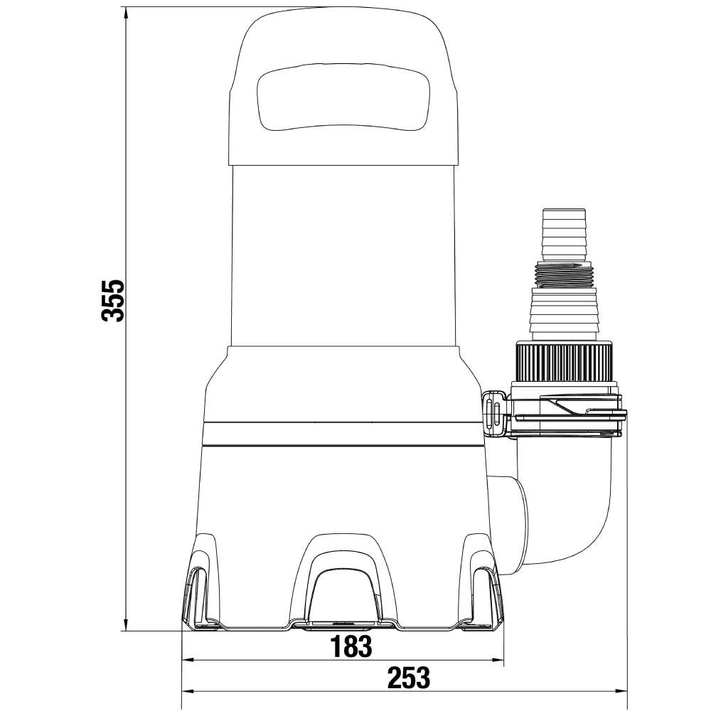 Насос GARDENA 16000 (09042-20.000.00) Тип дренажний