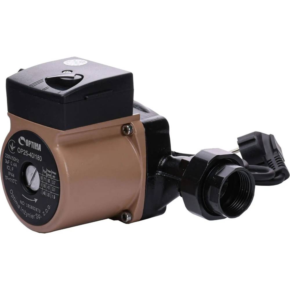 Насос OPTIMA OP25-40-180 G1 1/4" 71Вт (8120) Материал корпуса чугун