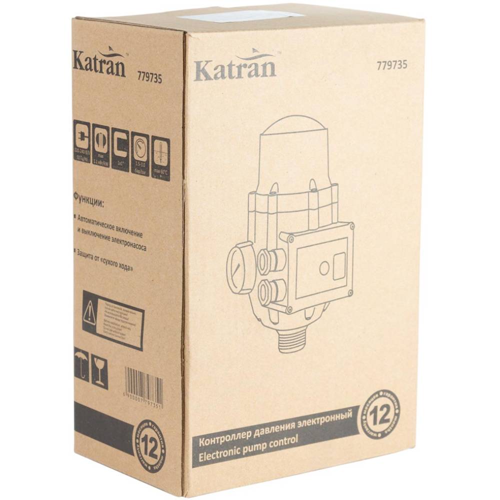 Заказать Контроллер давления WETRON 1.1кВт D1" (779735)