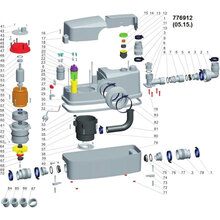 Каналізаційна станція LEO WC-600A (776912)