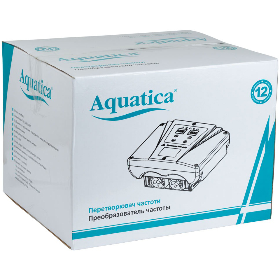 В інтернет магазині Перетворювач частоти AQUATICA 1.1 кВт + датчик тиску (779702)
