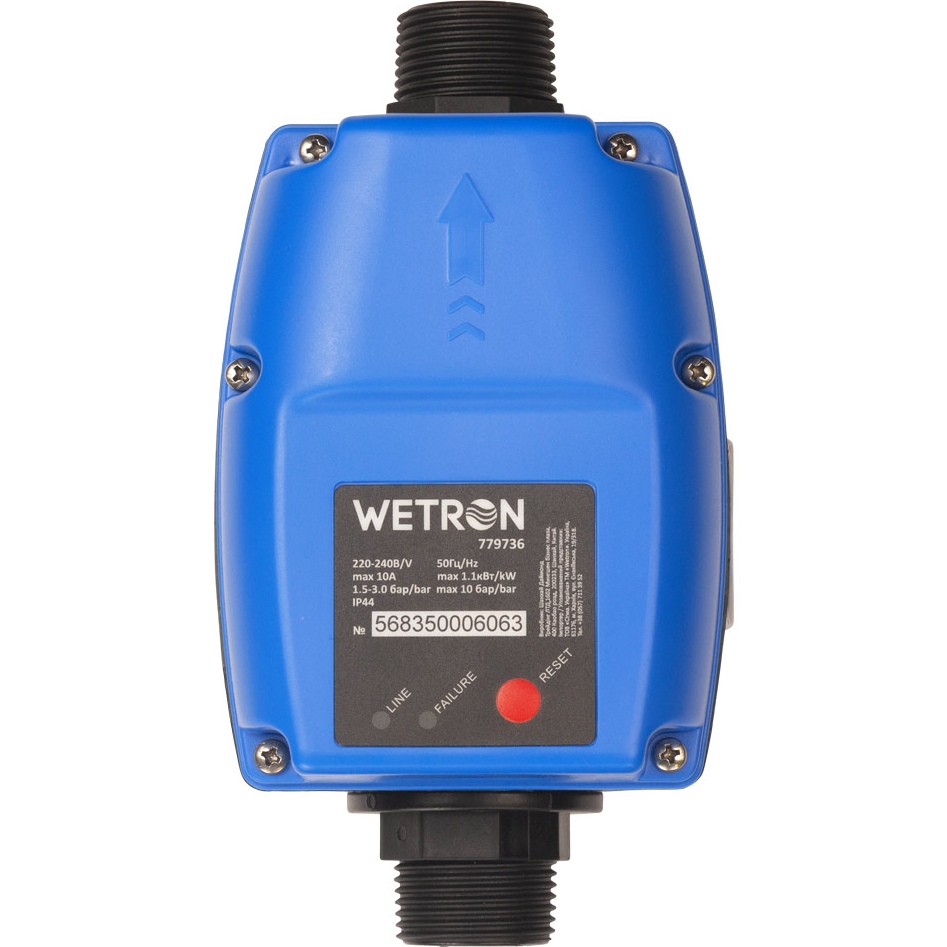 Замовити Контролер тиску WETRON 1.1кВт D1 (7016487)