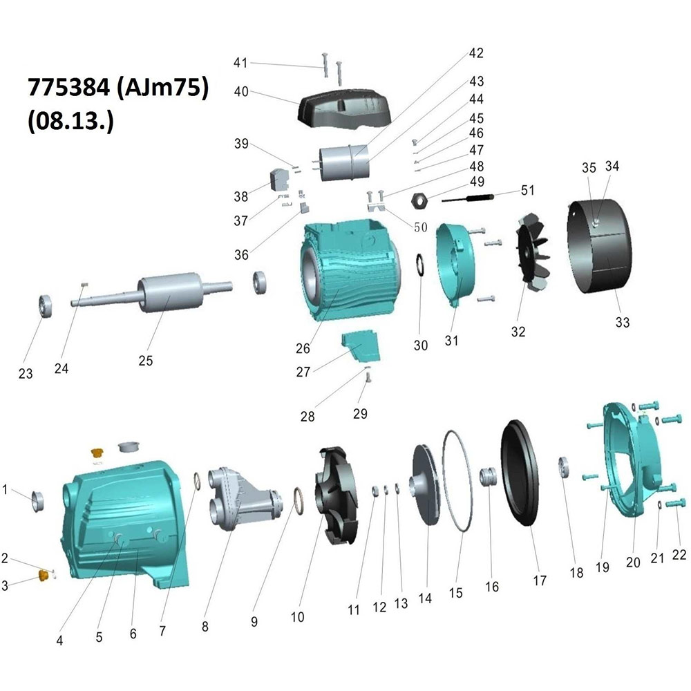 Насос LEO 3.0 AJm75 (775384) Механізм відцентровий