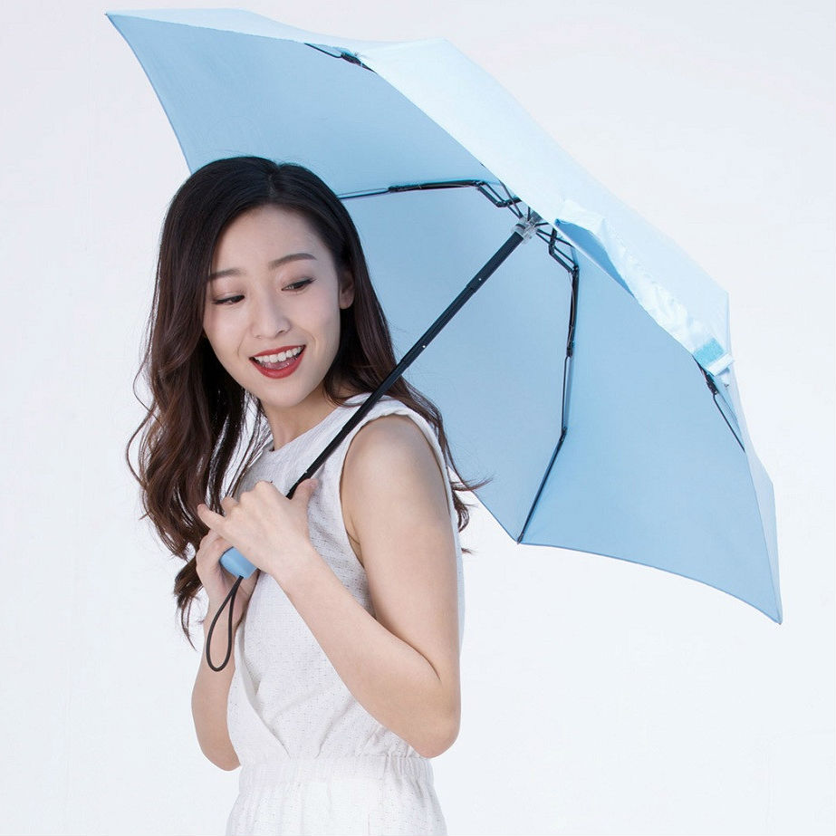 Зонт XIAOMI Umbracella Ultra-Light Umbrella Light Blue (Ф05157) Тип ручки пряма