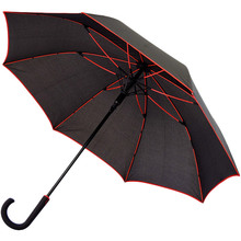 Зонт BERGAMO Line Black/Red (7130005)