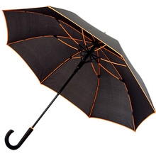 Зонт BERGAMO Line Black/Orange (7130010)