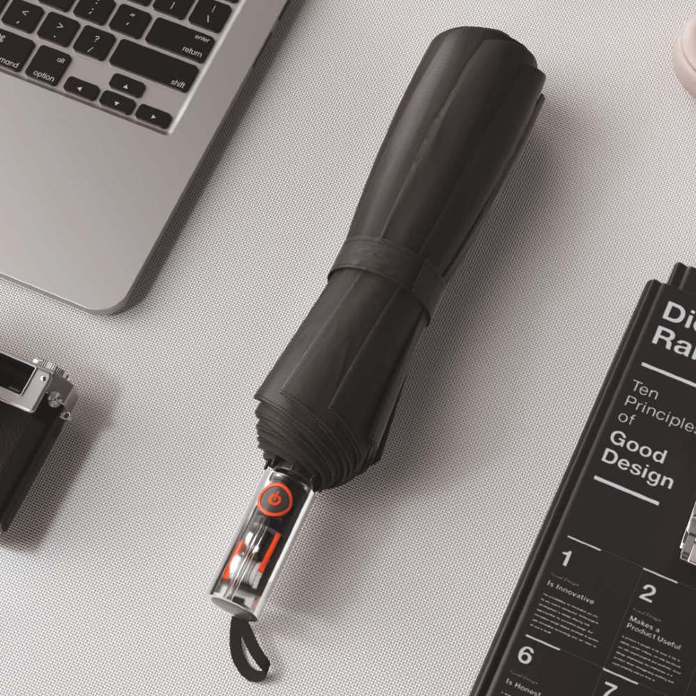 Зонт XIAOMI Konggu Automatic Umbrella Black Механизм автомат