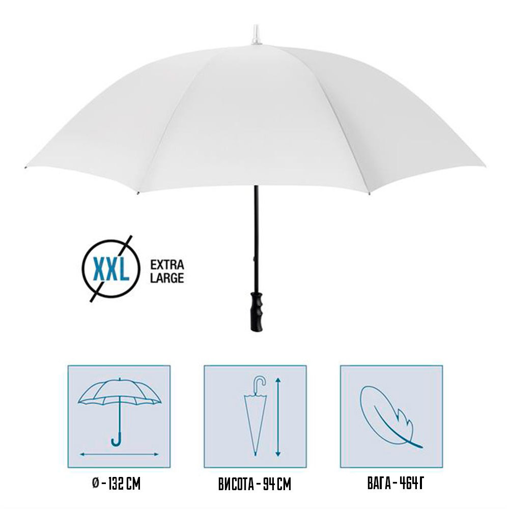 Зонт PERLETTI Golf XXL White (P96020-04) Для кого для женщин