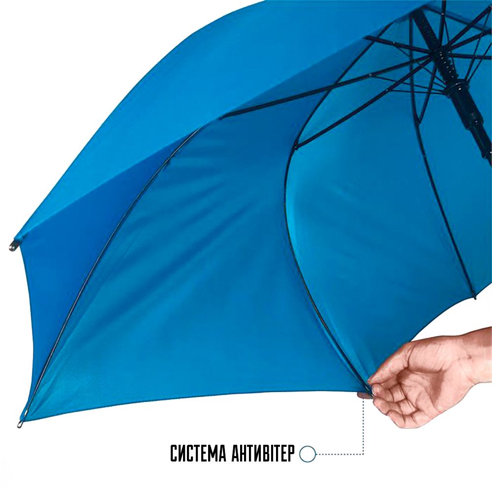ПарасолькаPERLETTI Golf XXL Blue (P96020-05) Механізм механіка