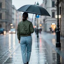 Зонт PERLETTI Reflecting Black (P96014-01)