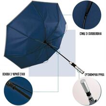 Зонт PERLETTI Reflecting Blue (P96014-02)