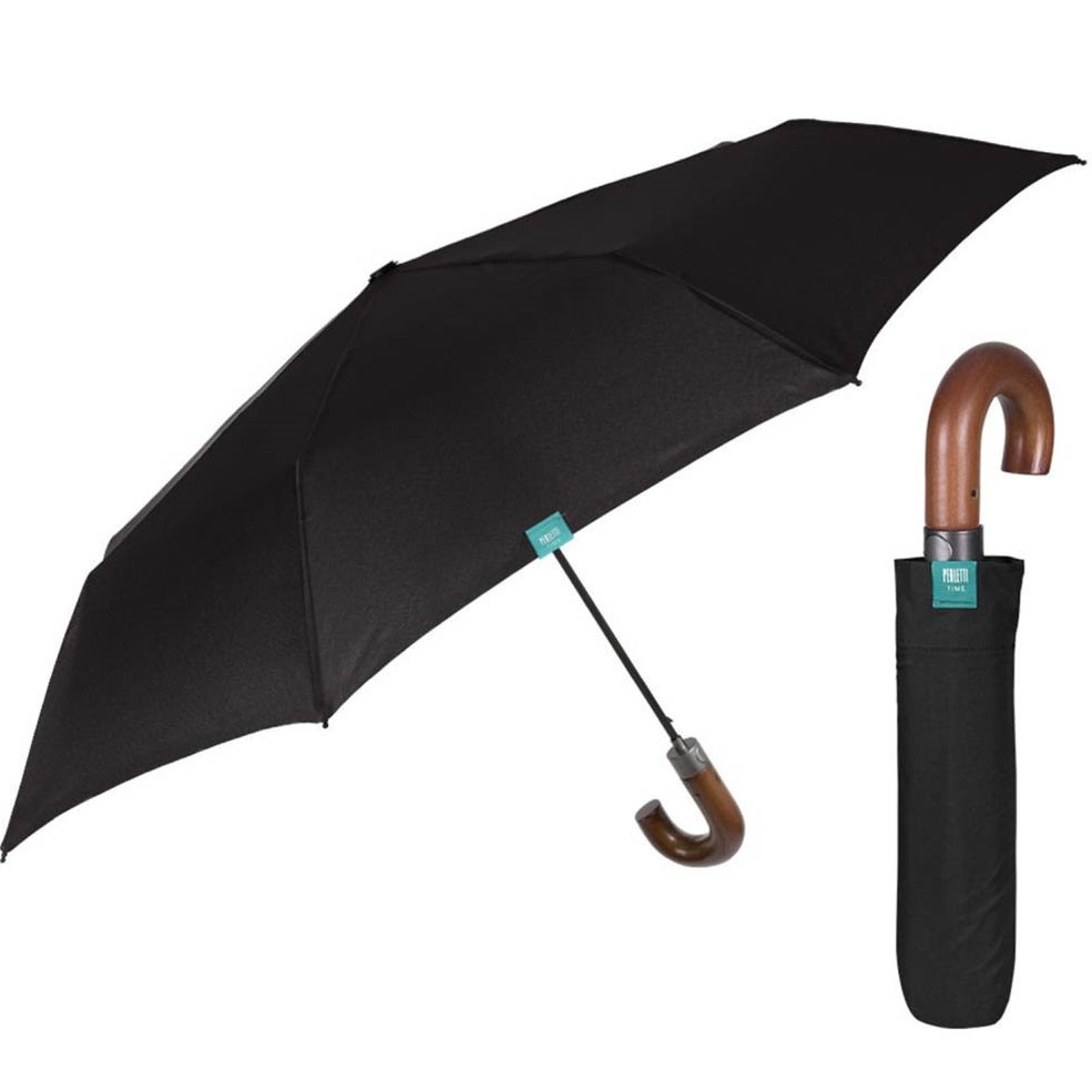 Зонт PERLETTI Time Black (P26351) Вид складной