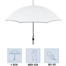 Зонт PERLETTI Reflecting White (P96014-04)