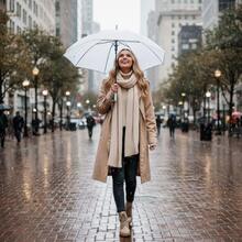 Зонт PERLETTI Reflecting White (P96014-04)