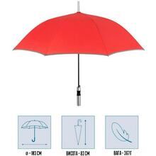 Зонт PERLETTI Reflecting Red (P96014-03)