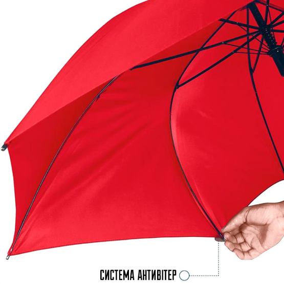 Внешний вид Зонт PERLETTI Reflecting Red (P96014-03)