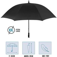 Зонт PERLETTI Golf XXL Black (P96020-01)