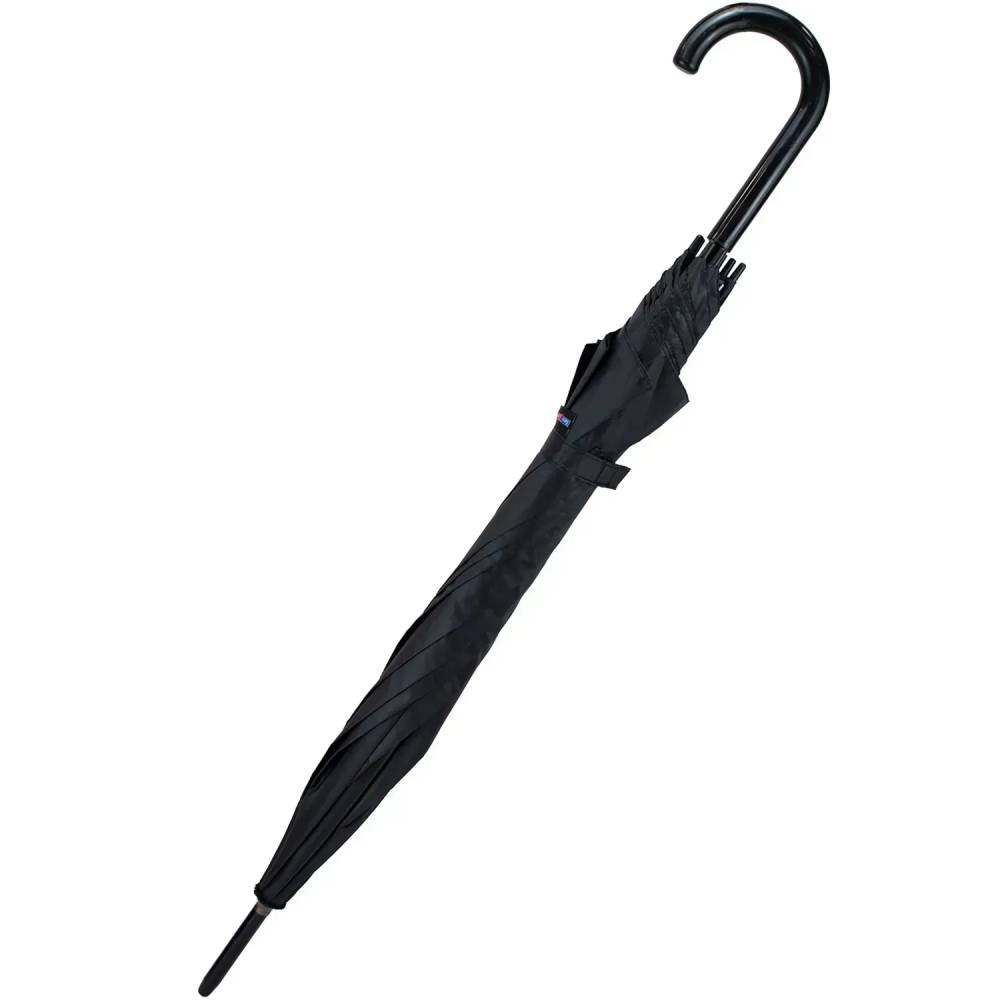 Зонт SEMI LINE Black (L2037-0) Вид трость