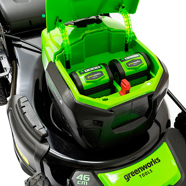 Газонокосилка GREENWORKS GD40LM46SP (2506807) Тип питания аккумулятор