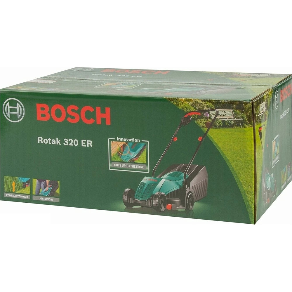 Газонокосарка BOSCH Rotak 320 ER (0.600.8A6.00A) Рекомендована площа для обробки 300